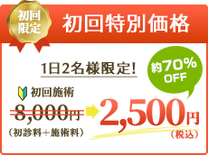 初回特別価格